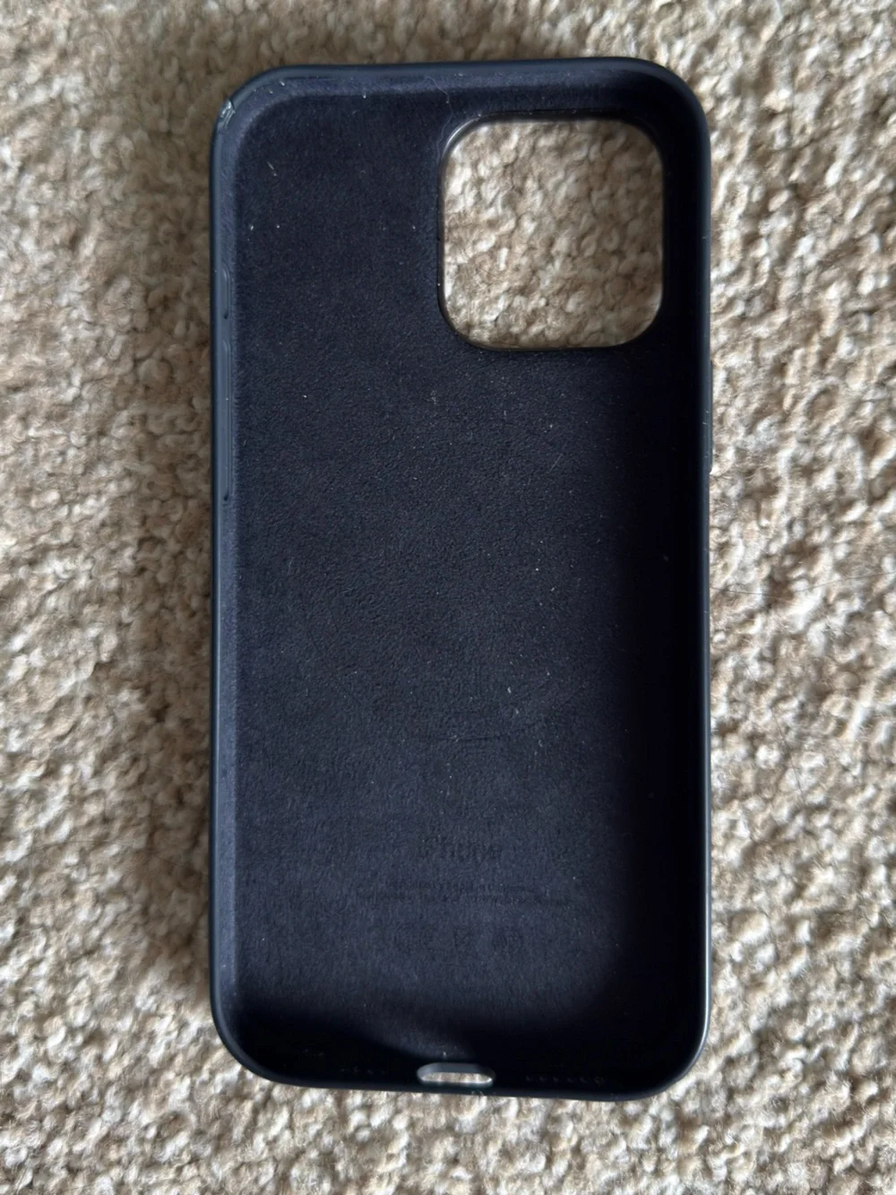 Apple iPhone 16 Pro Max Black Silicone Case